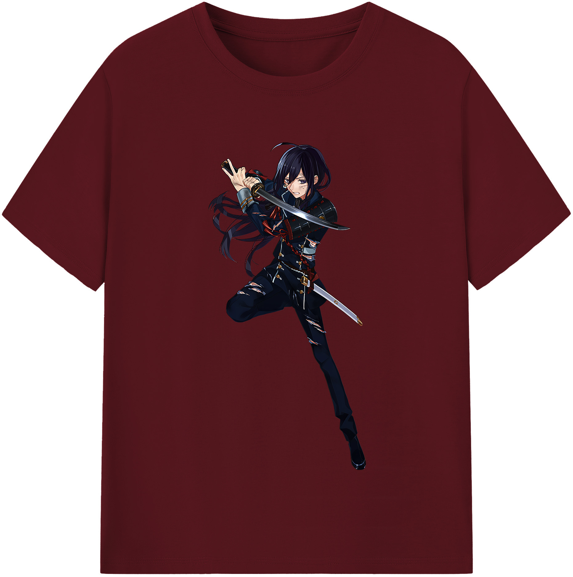 （画像用） 刀剣乱舞 Touken Ranbu 綿100％半袖Tシャツ（フロントプリント）